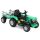 Hecht 1 személyes elektromos gyermek traktor pótkocsival 2 x 35 W 30 kg-ig (HECHT50825GREEN) 