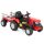 Hecht 1 személyes elektromos gyermek traktor pótkocsival 2 x 35 W 30 kg-ig (HECHT50825RED) 