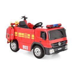   Hecht 1 személyes elektromos gyermek tűzoltóautó 30 kg-ig (HECHT51818) 