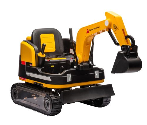 Hecht lánctalpas 1 személyes elektromos gyermek kotrógép, mozgatható kanál 30 kg-ig (HECHT52107YELLOW) 