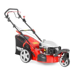   Hecht fémvázas önjáró benzines fűnyíró 3 kerekű 5LE/135 cm3 60 literes gyűjtőkosár (HECHT5483SW5IN1) 