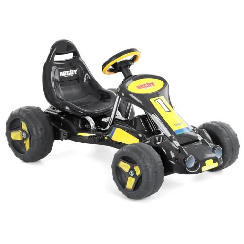 Hecht pedálos gokart 25 kg-ig fekete-sárga (HECHT59789)
