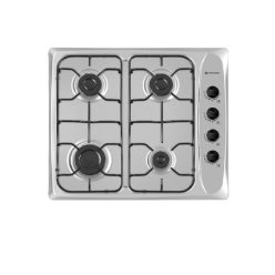 Novacook beépíthető gáz főzőlap Inox (E440C) (0245)