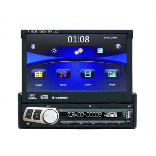 Bluetooth autórádió 7 colos kijelzővel 1DIN (M706L) (1352)