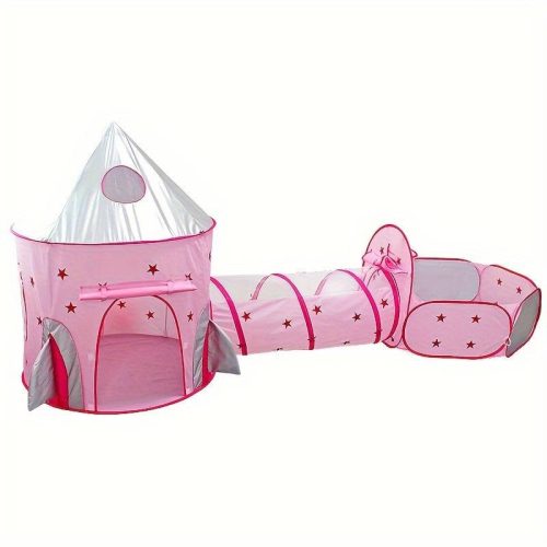3 részes gyermek játszósátor pink (NOJ1347) (0172)
