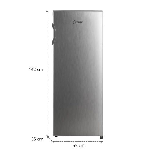 Starcrest fagyasztószekrény 160 liter Inox (SUF160SI) (0386)