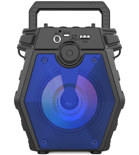 Hordozható Bluetooth RGB Ledes hangszóró (ZQS1426) (0589)