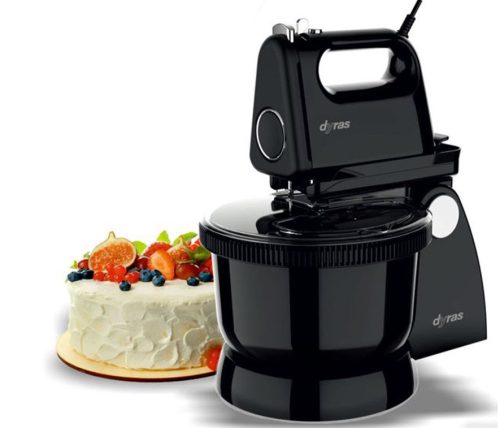 Dyras forgótálas kézi mixer fekete (HM753ALPB) (0748)