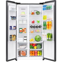   Hanseatic Side by Side hűtőszekrény 592 liter (HSBS17590BBI) 