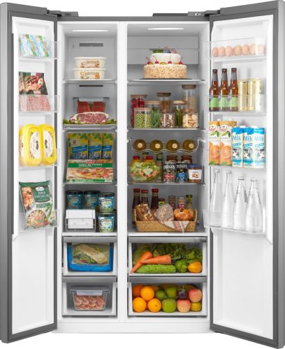 Hanseatic Side by Side hűtő-fagyasztószekrény 592 liter (HSBS17590CI) 