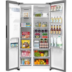   Hanseatic Side by Side hűtőszekrény 574 liter (HSBS17590CWEI) 