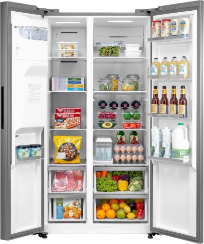 Hanseatic Side by Side hűtőszekrény 574 liter (HSBS17590CWEI) 