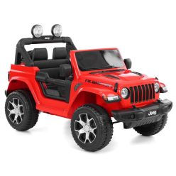   Hecht Jeep Wrangler Rubicon 1 személyes elektromos gyermek terepjáró 35 kg-ig Piros (JEEPWRANGLERRED) 