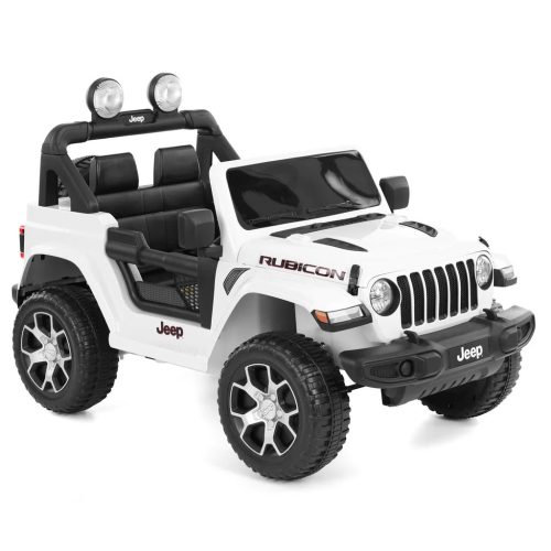 Hecht Jeep Wrangler Rubicon 1 személyes elektromos gyermek terepjáró 35 kg-ig Fehér (JEEPWRANGLERWHITE)