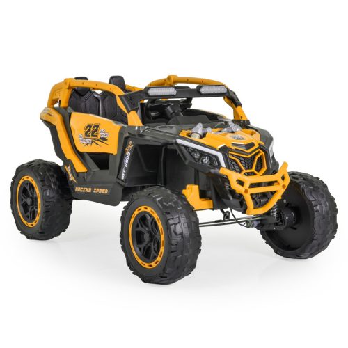 EKR Kansas Buggy 4x4 1 személyes elektromos gyermek homokfutó 30 kg-ig sárga (KANSASSARGA)