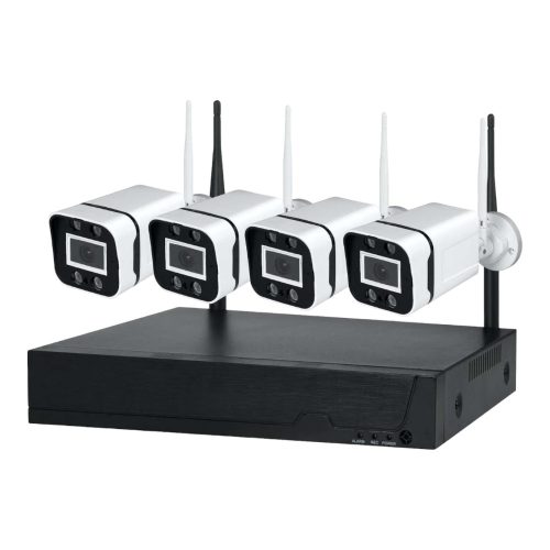Wifi Full Kit 4 kamerás biztonsági rendszer vezeték nélküli (KE2362) (1927)