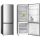 Aiwa hűtő-fagyasztószekrény 161 liter Inox (LO23117RFH) 