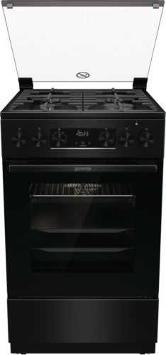 CG Gorenje kombinált tűzhely gőzfunkcióval Fekete (MEKS5141B) 