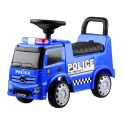   EKR Mercedes lábbal hajtós rendőrautó, fény és hanghatásokkal 25 kg-ig kék (MERCEDESRENDORKEK)