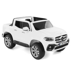   Hecht Mercedes XMX 606 1-2 személyes elektromos gyermek kisautó 12V 50 kg-ig Fehér (MERCEDESXMX606WHITE) 