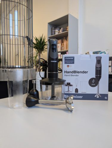 Mawaa Hand Blender mini aprító, mérőtál, botmixer 250 W (MHB32515SB) 