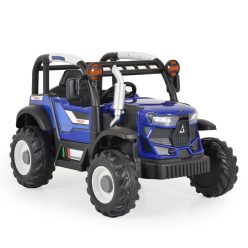   EKR Moni Excavatoer 1 személyes elektromos gyermek traktor 30 kg-ig kék (MONIK) 