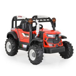   EKR Moni 1 személyes elektromos gyermek traktor 30 kg-ig piros (MONIP) 