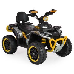   EKR Moni Speed elektromos gyermek quad 4 x 25 W 30 kg-ig fekete-sárga (MONISPEEDFS) 
