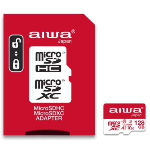 Aiwa micro SDHC memóriakártya 128 GB Class10 (MSDV30128GB) (1979)