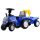 EKR New Holland lábbal hajtós traktor pótkocsival, világító első lámpával hanghatásokkal 25 kg-ig kék (NEWHOLLANDKEK) 