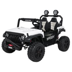   EKR Passion 4x4 2 személyes elektromos gyermek terepjáró 60 kg-ig fekete-fehér (PASSION)