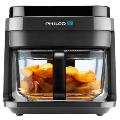   CG Philco 5,5 literes forrólevegős fritőz üveg serpenyős (PHAF2000) 