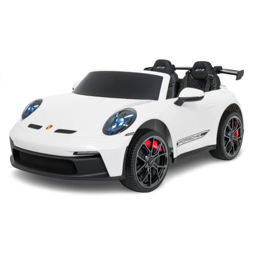 EKR Porsche 911 GT3 2 személyes elektromos gyermek kisautó 50 kg-ig fehér (PORSCHE911GT3FEHER) 