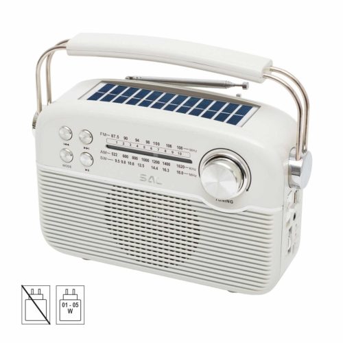 CG Sal napelemes Bluetooth hordozható rádió és zenelejátszó (RPR9) 