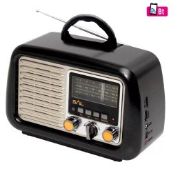 CG Sal retro táskarádió, multimédia lejátszó (RRT2B)