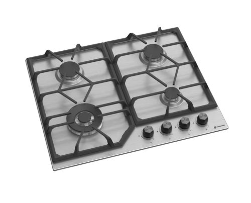 Novacook beépíthető gáz főzőlap 3 + 1 WOK zónás öntöttvas edénytartók (RT021W) 