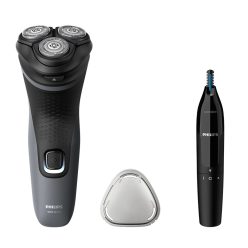   CG Philips akkumulátoros körkéses borotva + orr és fülszőrzet vágó (S114202) 