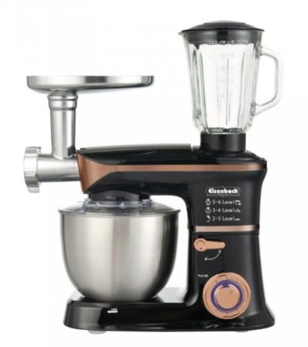 Eisenbach multifunkcionális  konyhai robotgép 2000 W 6,5 literes (SC263CFEKETEROSEGOLD) 