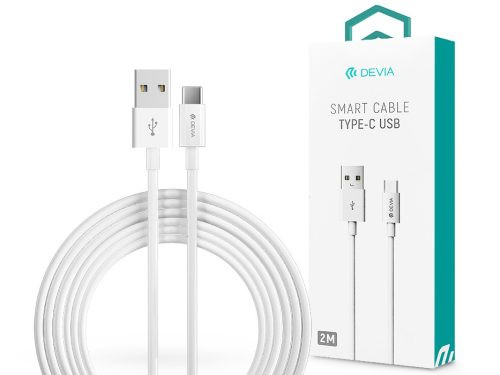 Devia töltő és adatkábel Type-C 200 cm fehér (ST312038)