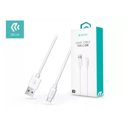 Devia töltő és adatkábel Type-C 100 cm fehér (ST993405) 