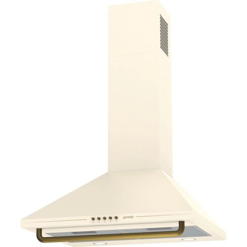 CG Gorenje Classico falra szerelhető kürtős páraelszívó kéményes kivitel 60 cm elefántcsont (WHC63CLI)