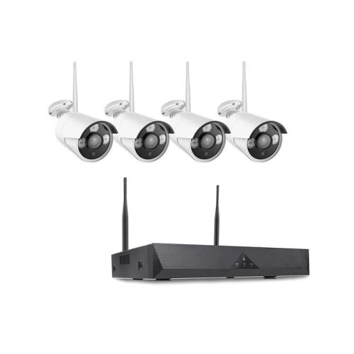 Wifi Full Kit HD 4 kamerás biztonsági rendszer vezeték nélküli (XM04X200)