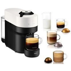   CG Nespresso by Krups Vertuo Pop kapszulás kávéfőző Fehér 1500 W (XN920110)